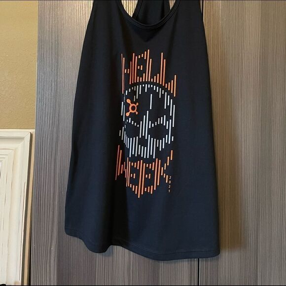 Orangetheory Hell Week Black Racer Back Tank Top - Picture 2 of 10